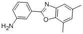 3-(5,7-DIMETHYL-BENZOOXAZOL-2-YL)-PHENYLAMINE,293737-69-6,结构式