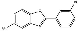 2-(3-溴苯基)-1,3-苯并恶唑-5-胺,293737-81-2,结构式