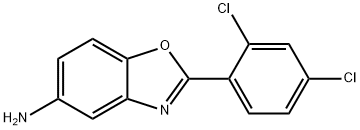 2-(2,4-DICHLORO-PHENYL)-BENZOOXAZOL-5-YLAMINE Structure