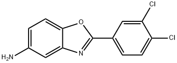 2-(3,4-二氯苯基)-1,3-苯并恶唑-5-胺,293737-85-6,结构式