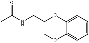 N-[2-(2-甲氧基苯氧基)乙基]乙酰胺,293738-17-7,结构式