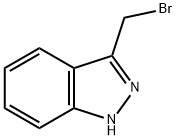 1H-Indazole, 3-(broMoMethyl)-,293758-70-0,结构式