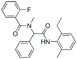 Benzeneacetamide, N-(2-ethyl-6-methylphenyl)-alpha-[(2-fluorobenzoyl)methylamino]- (9CI),293763-36-7,结构式