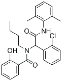 Benzeneacetamide, alpha-[butyl(2-hydroxybenzoyl)amino]-2-chloro-N-(2,6-dimethylphenyl)- (9CI),293764-39-3,结构式