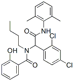 Benzeneacetamide, alpha-[butyl(2-hydroxybenzoyl)amino]-2,4-dichloro-N-(2,6-dimethylphenyl)- (9CI),293764-41-7,结构式