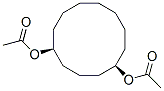1,5-Cyclododecanediol, diacetate, cis- Structure