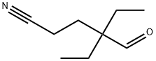 4-乙基-4-甲酰己腈,2938-69-4,结构式