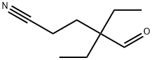 4-ETHYL-4-FORMYLHEXANENITRILE Struktur