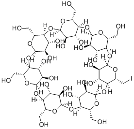 Mono-6-Iodo-6-deoxy-beta-Cyclodextrin Structure
