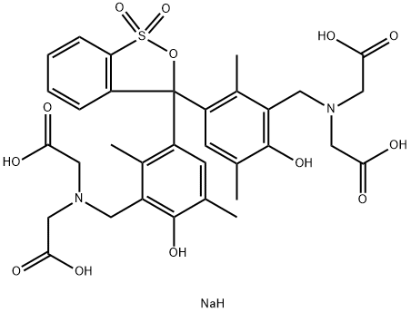 メチルキシレノール ブルー 化学構造式