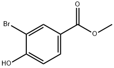 Methyl 3-bromo-4-hydroxybenzoate Structure