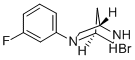 (1S,4S)-(-)-2-(3-氟苯基)-2,5-二氮双环[2.2.1]庚烷 氢溴酸盐,294177-35-8,结构式