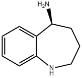 (S)-(2,3,4,5-TETRAHYDRO-1H-BENZO[B]AZEPIN-5-YL)AMINE, 294196-07-9, 结构式