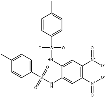 N,N'-(4,5-dinitro-1,2-phenylene)bis(4-methylbenzenesulfonamide) Structure