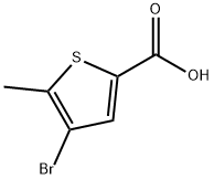 4-BROMO-5-METHYL-2-THIOPHENECARBOXYLIC ACID Structure