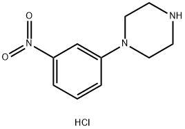 1-(3-NITROPHENYL)-PIPERAZINE 化学構造式