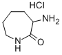 DL-alpha-Amino-epsilon-caprolactam hydrochloride Structure