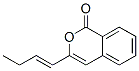 3-[(E)-1-Butenyl]-1H-2-benzopyran-1-one Struktur