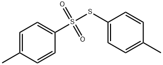 p-Toluenethiosulfonic acid S-p-tolyl ester Struktur