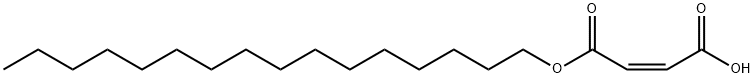 Z-2-丁烯二酸单十六烷基酯 结构式
