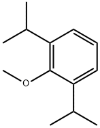 1-メトキシ-2,6-ジイソプロピルベンゼン 化学構造式