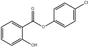 2-ヒドロキシ安息香酸4-クロロフェニル 化学構造式