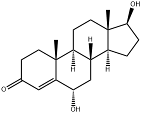 6α-ヒドロキシテストステロン 化学構造式