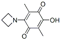p-Benzoquinone, 2-(1-azetidinyl)-5-hydroxy-3,6-dimethyl- (8CI) Struktur