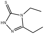 4,5-ジエチル-4H-1,2,4-トリアゾール-3-チオール 化学構造式