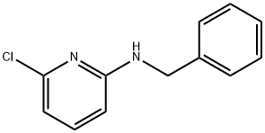 N-ベンジル-6-クロロ-2-ピリジンアミン 化学構造式