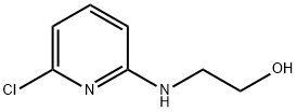 2-[(6-クロロ-2-ピリジニル)アミノ]-1-エタノール 化学構造式