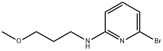 2-ブロモ-6-(3-メトキシプロピルアミノ)ピリジン 化学構造式