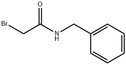 N-ベンジル-2-ブロモアセトアミド 化学構造式