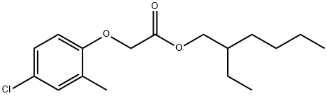 2甲4氯苯氧基乙酸, 29450-45-1, 结构式