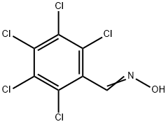2,3,4,5,6-ペンタクロロベンズアルデヒドオキシム 化学構造式