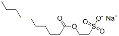 sodium 2-sulphoethyl decanoate 结构式