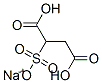 sodium dihydrogen 2-sulphonatosuccinate Structure