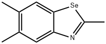 2,5,6-三甲基苯并硒唑, 2946-20-5, 结构式