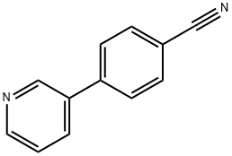 4-(3-吡啶)苯甲腈, 294648-03-6, 结构式