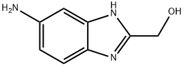 (5-アミノ-1H-ベンズイミダゾール-2-イル)メタノール DIHYDROCHLORIDE 化学構造式