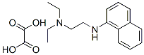 N-(2-二乙氨基乙基)-1-萘胺草酸盐, 29473-53-8, 结构式
