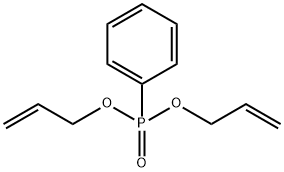 フェニルホスホン酸ジアリル 化学構造式