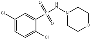 2,5-dichloro-N-morpholinobenzenesulfonamide Structure