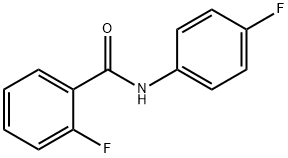 2-fluoro-N-(4-fluorophenyl)benzamide Struktur