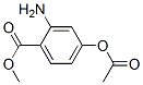 Benzoic acid, 4-(acetyloxy)-2-amino-, methyl ester (9CI) Structure
