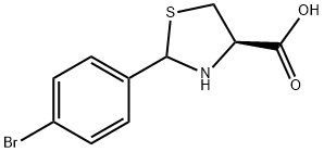 L-2-(4-BROMOPHENYL)-1,3-THIAZOLANE-4-CARBOXYLIC ACID Struktur