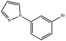 1-(3-ブロモフェニル)-1H-ピラゾール 化学構造式