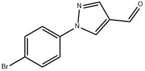 1-(4-溴苯基)-1H-吡唑-4-甲醛 结构式