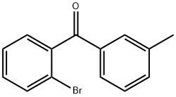 2-BROMO-3'-METHYLBENZOPHENONE Structure