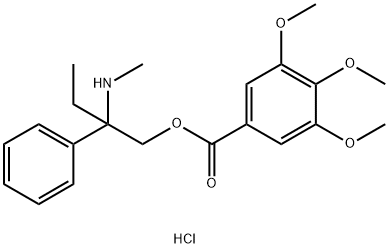 294882-33-0 3,4,5-三甲氧基苯甲酸 2-(甲基氨基)-2-苯基丁基酯盐酸盐